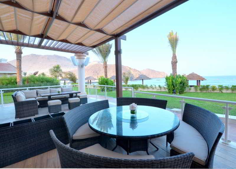 Oceanic Khorfakkan Resort&Spa Khor Fakkan Exterior foto